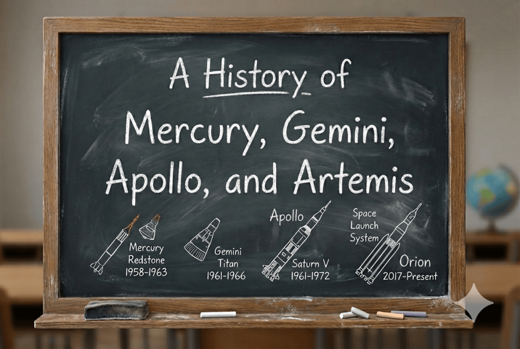 A History of Mercury, Gemini, Apollo, and Artemis | New Space Economy
