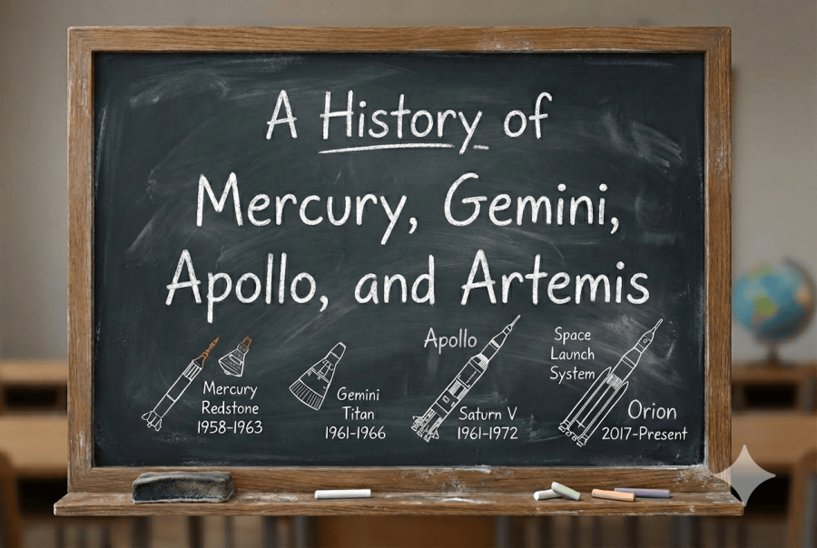 A History of Mercury, Gemini, Apollo, and Artemis | New Space Economy