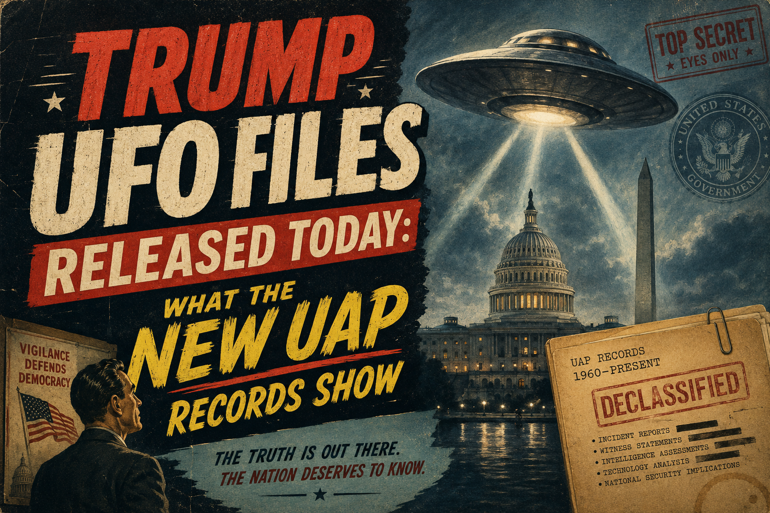 Trump UFO Files Released Today: What the New UAP Records Show | New ...