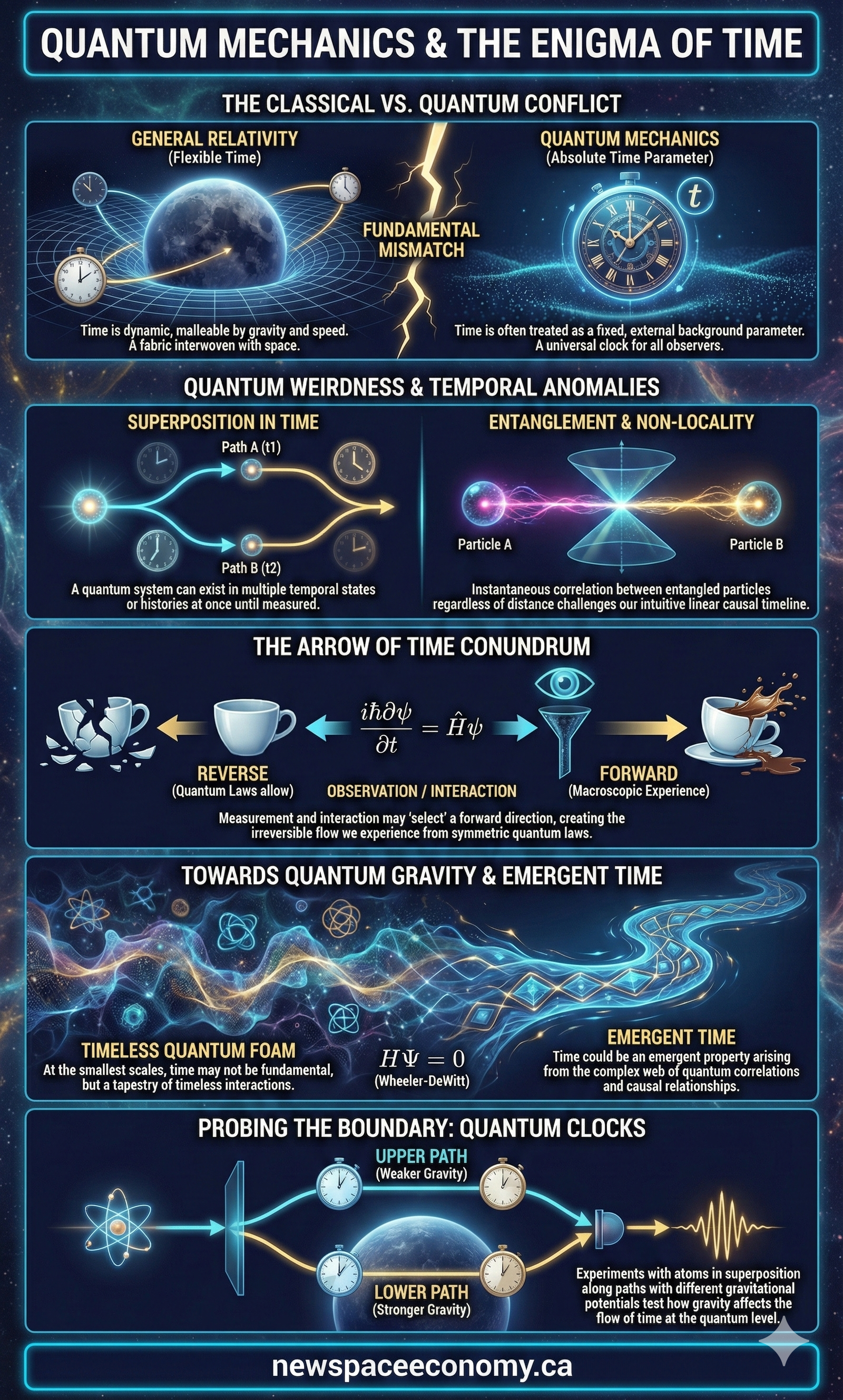 QUANTUM MECHANICS & THE ENIGMA OF TIME
