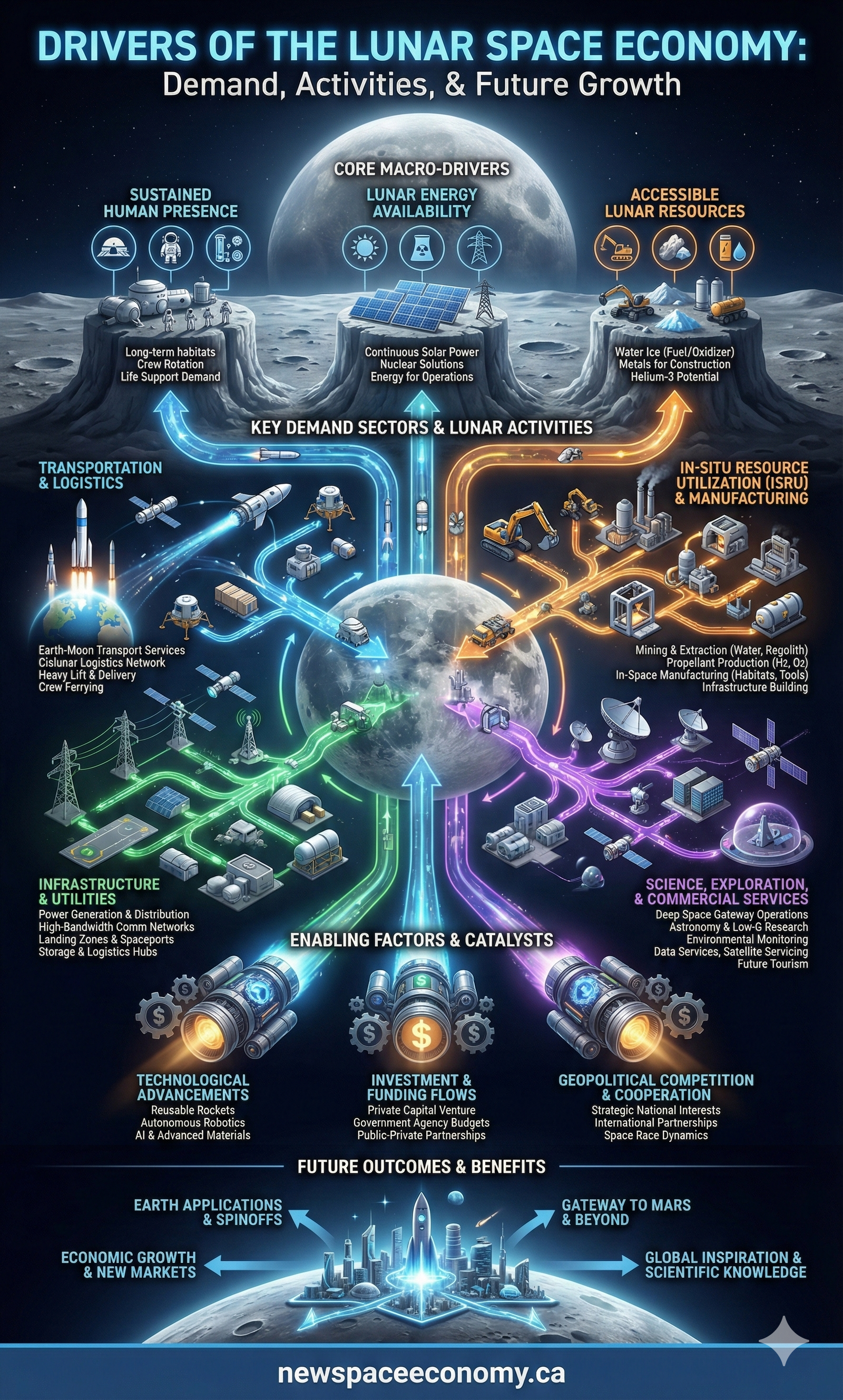 DRIVERS OF THE LUNAR SPACE ECONOMY: Demand, Activities, & Future Growth